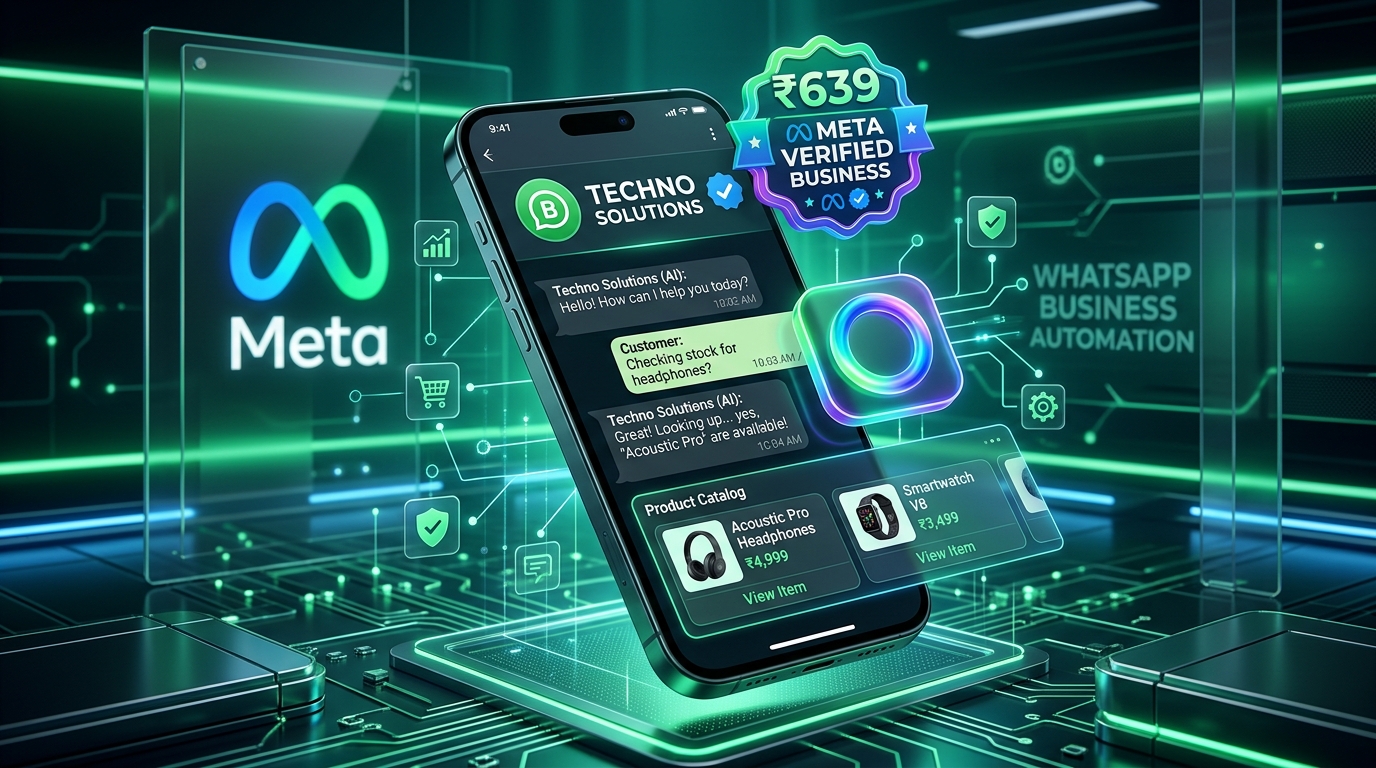 How to Automate WhatsApp Business Agent with Zero Setup Using Meta AI & ₹639 Meta Verified Blue Tick: Best Value for Money Guide